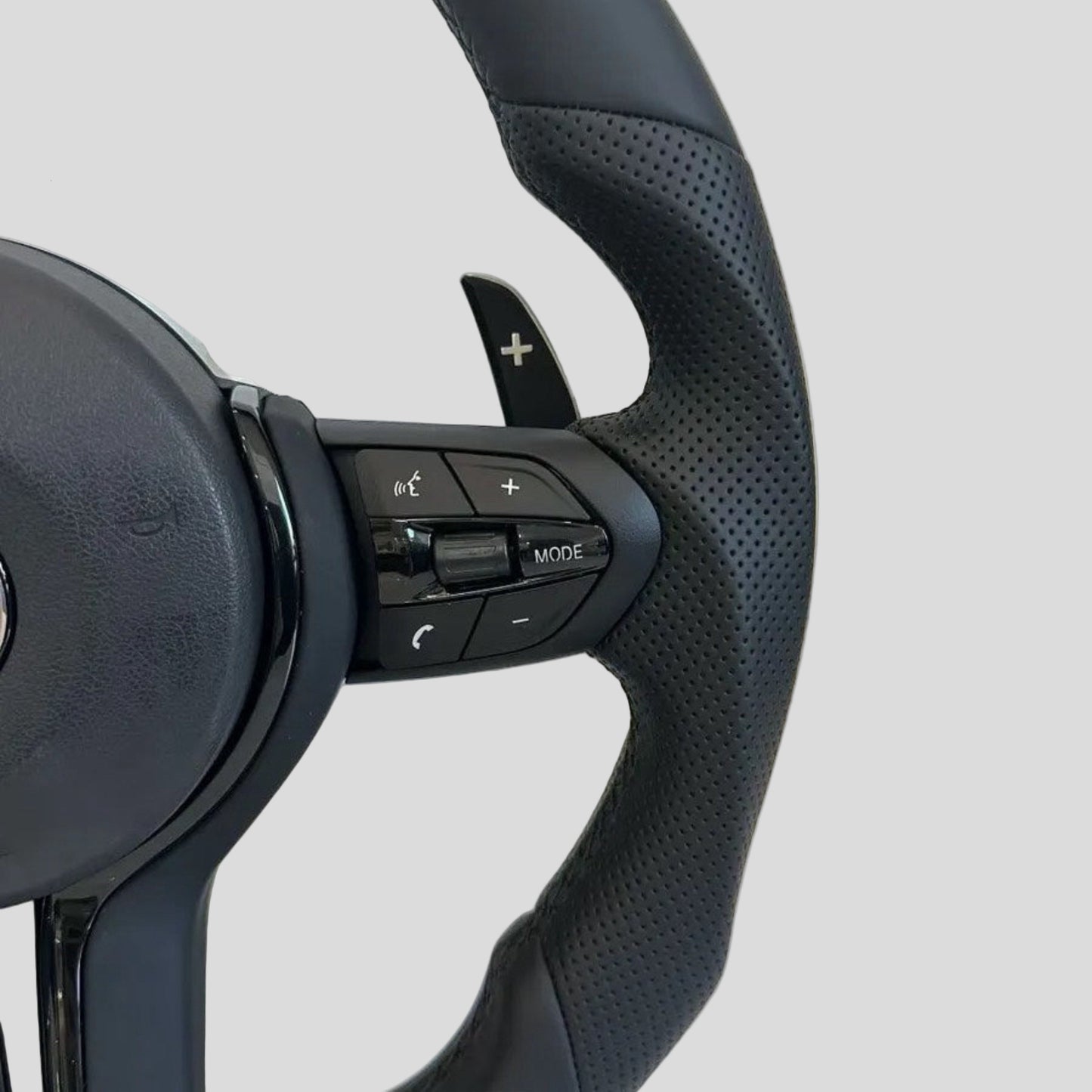 BMW F-sarjan M-sport flat-bottom nahkaratti