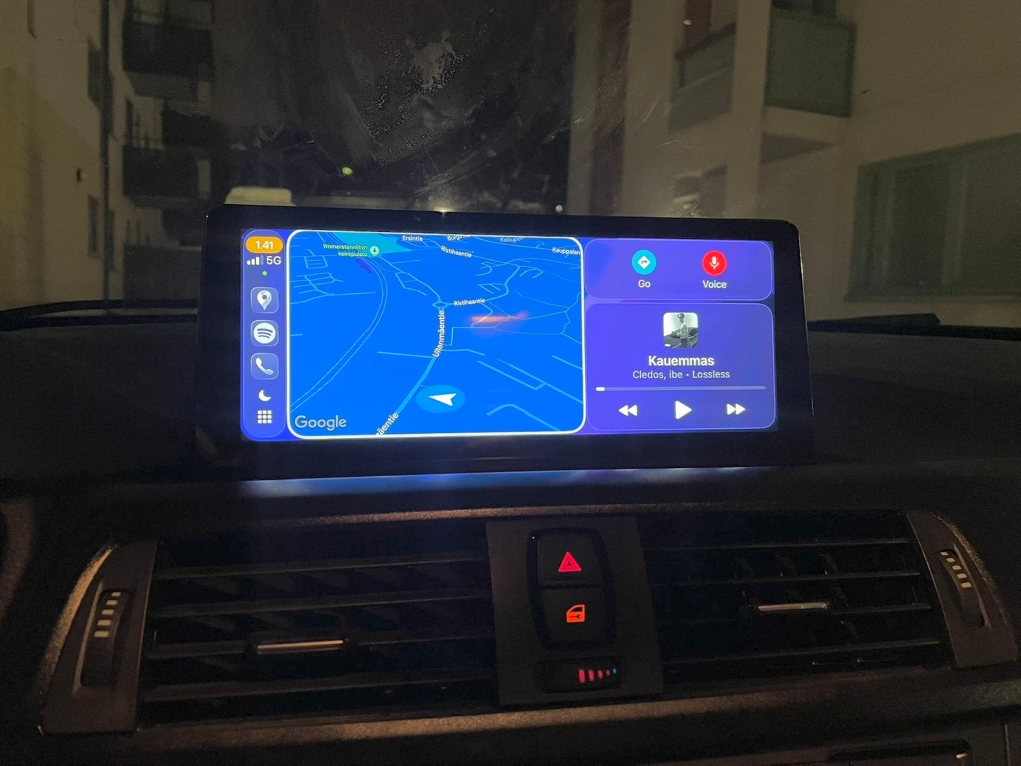 BMW 3 ja 4 F-sarjan Carplay/Android näyttö