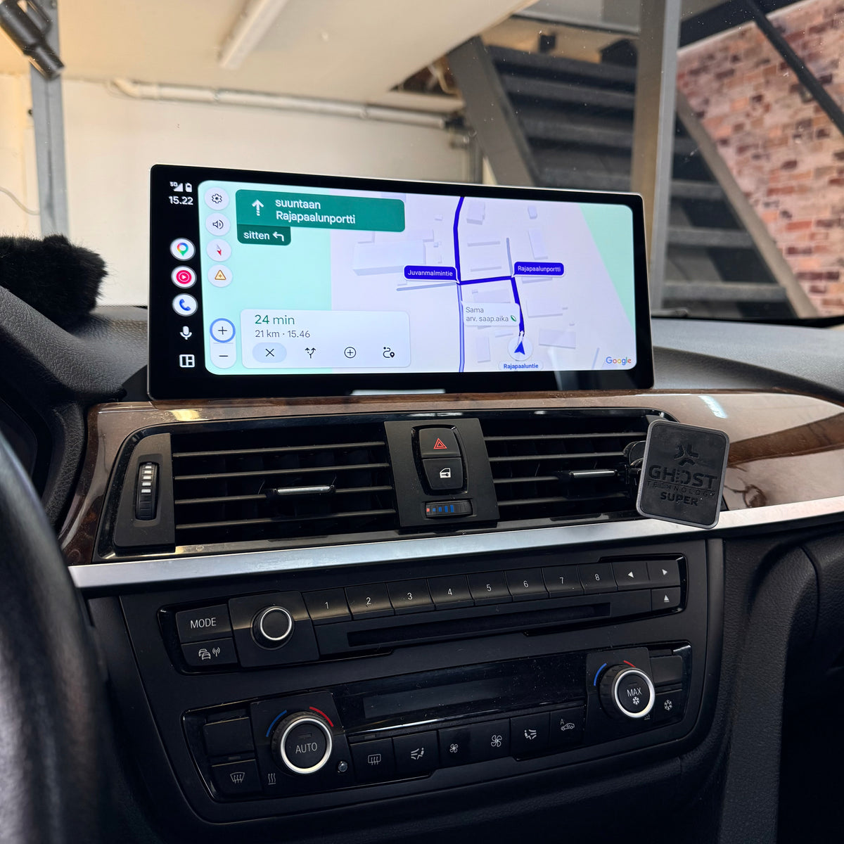 BMW 3 ja 4 F-sarjan Carplay/Android Auto näyttö