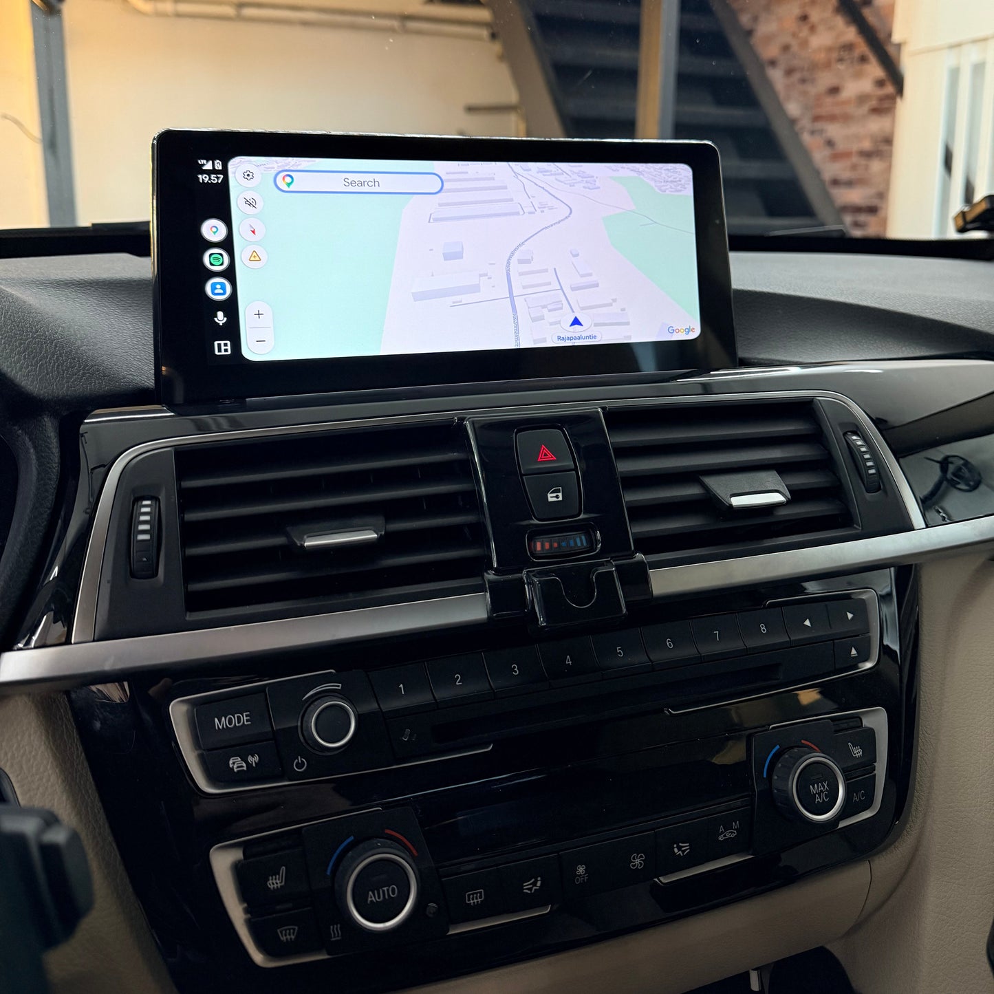 BMW 3 ja 4 F-sarjan Carplay/Android Auto näyttö