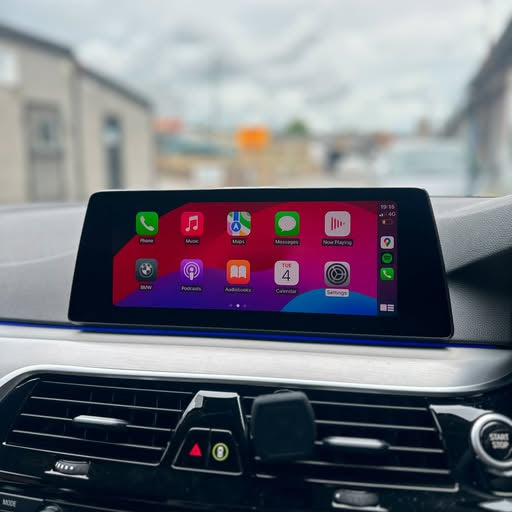 BMW Carplay iDrive aktivointi OEM näyttöön (Fullscreen)