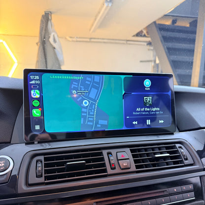 BMW 5 ja 7 F-sarjan Carplay/Android Auto näyttö