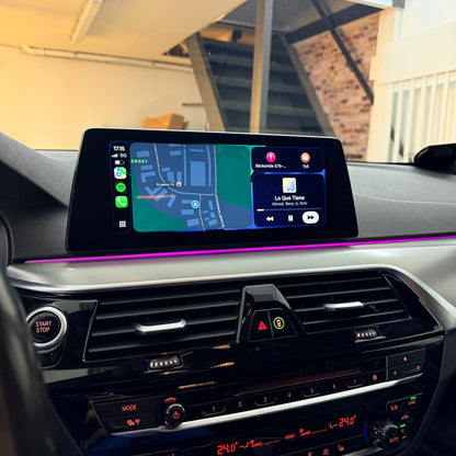 BMW Carplay iDrive aktivointi OEM näyttöön (Fullscreen)