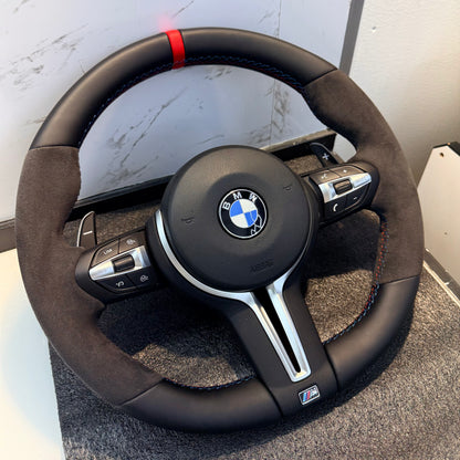 BMW F-sarjan M sport alcantara ohjauspyörä (raidalla)
