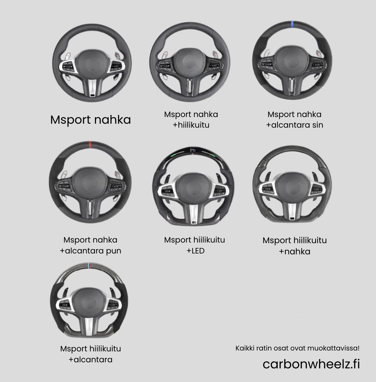 BMW G-sarjan M-sport CUSTOM ratti