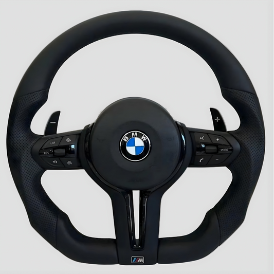 BMW F-sarjan M sport Flat-Bottom ohjauspyörä (musta)