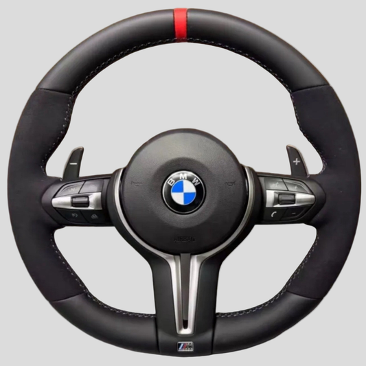 BMW F-sarjan M sport alcantara ohjauspyörä (raidalla)