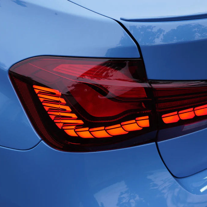BMW F30 OLED-takavalot (punaiset)