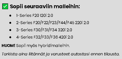 BMW F2X/F3X N20 Cold Air Intake