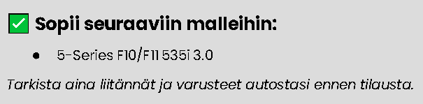 BMW F10/F11 N55 Cold Air Intake