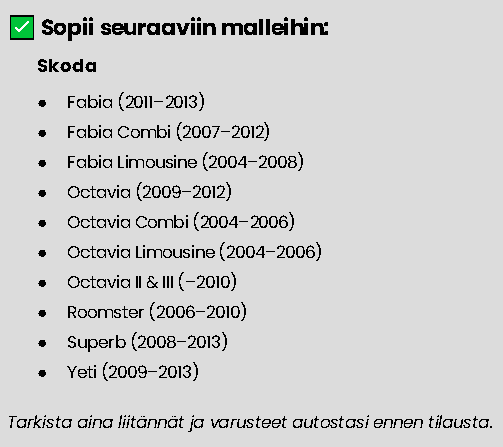 VW/Seat/Skoda Carplay/Android näyttö (uudemmat mallit)