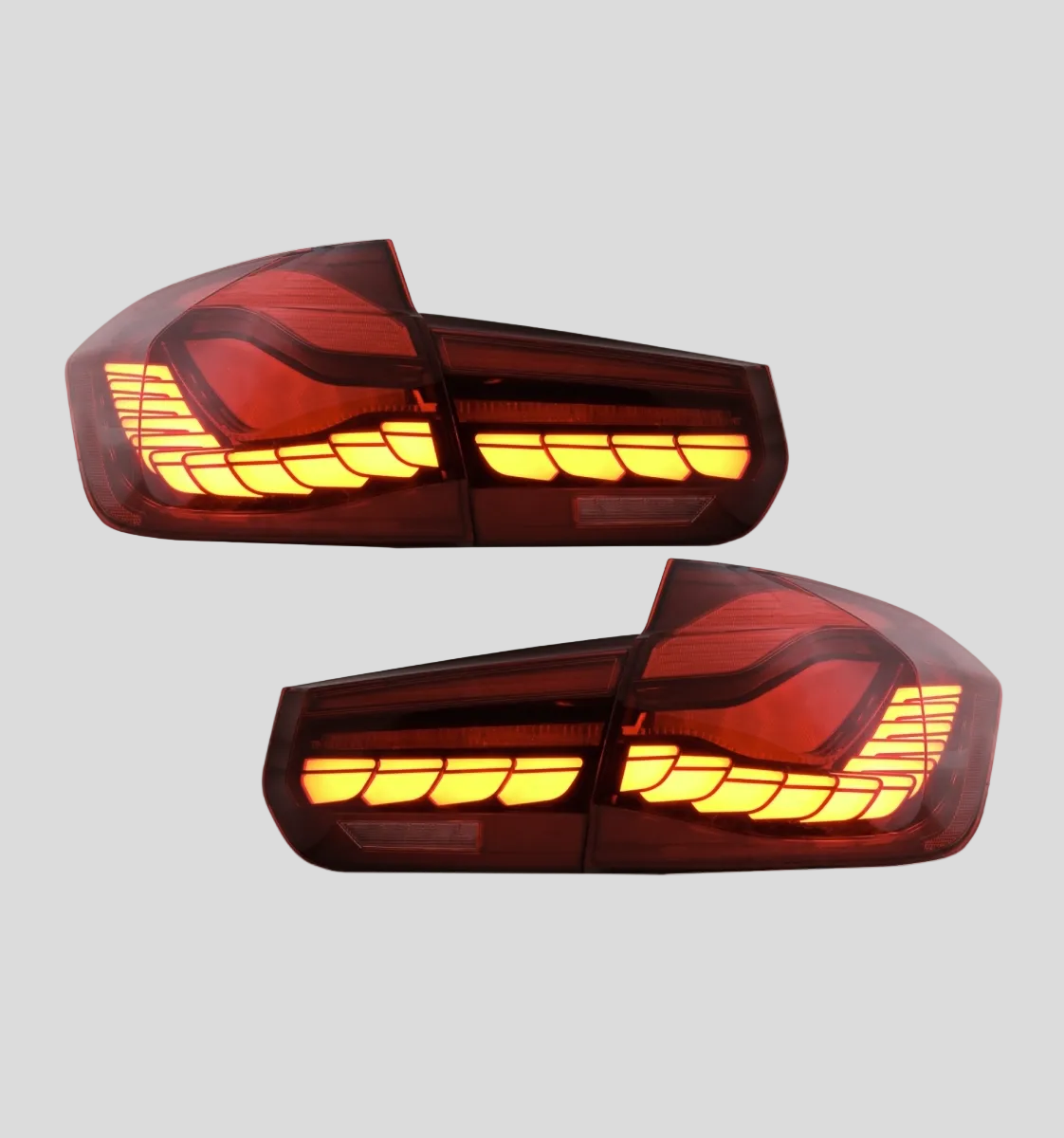 BMW F30 OLED-takavalot (punaiset)