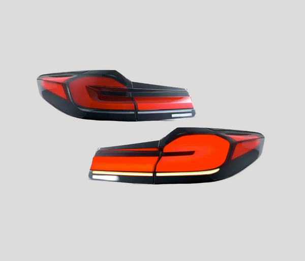 BMW G30 LED-takavalot (tummennetut)