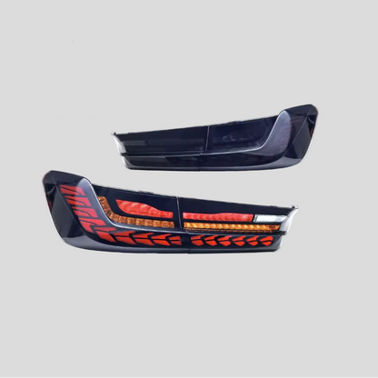 BMW G20 OLED-takavalot (tummennetut)
