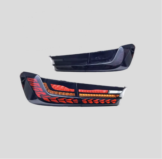 BMW G20 OLED-takavalot (tummennetut)