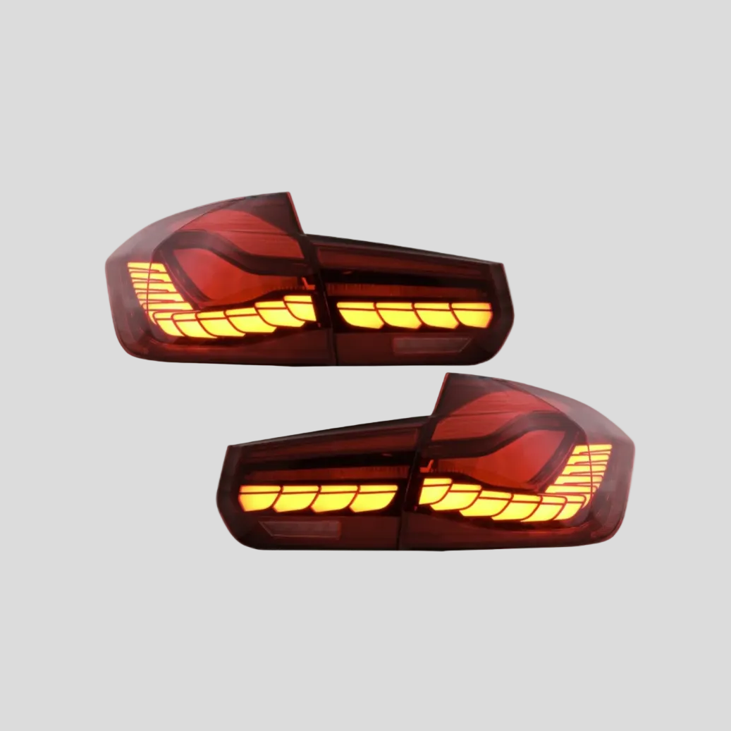 BMW F30 OLED-takavalot (punaiset)