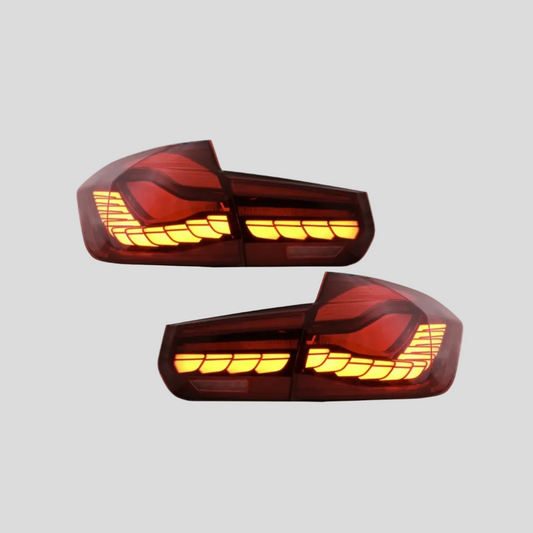 BMW F30 OLED-takavalot (punaiset)