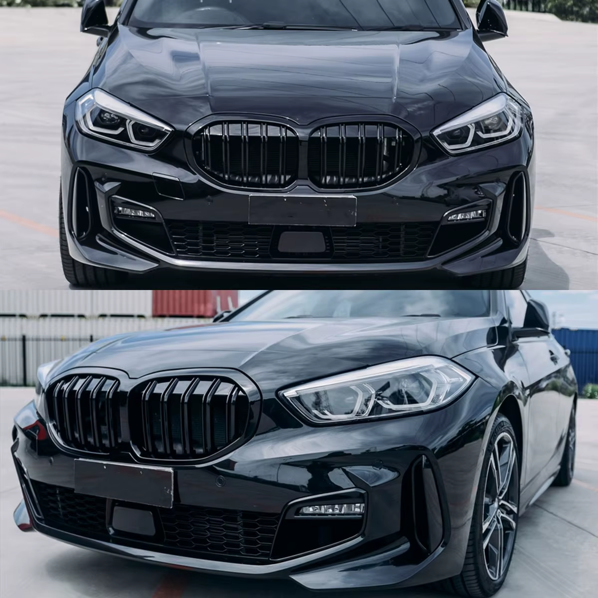 BMW F40/F41 M-look kiiltävän mustat munuaiset