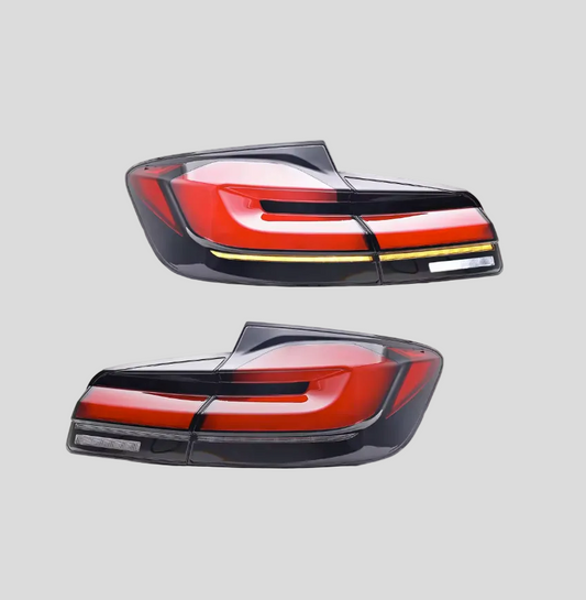 BMW F10 LED-takavalot (tummennetut)